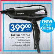 Babyliss 2100 Watt Expert Hairdryer D321E