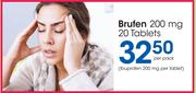 Brufen 200mg 20 Tablets-Per Pack