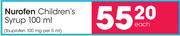 Nurofen Children's Syrup-100ml Each