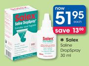 Salex Saline Drop Spray-30ml Each