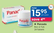 Panado Box Or Tub 24 Tablets-Per Pack