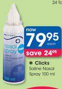 Clicks Saline Nasal Spray-100ml