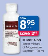 Mist Alba White Mixture Of Magnesium Sulphate-100ml