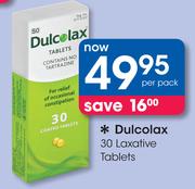 Dulcolax 30 Laxative Tablets-Per Pack