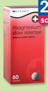 Clicks Magnesium 60 Tablets-For 2