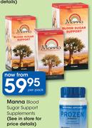 Manna Blood Sugar Support Supplements-Per Pack