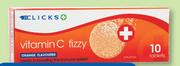 Clicks Vitamin C 30 Effervescent Tablets-For 2