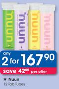Nuun 12 Tab Tubes-Any 2