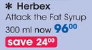 Herbex Attack The Fat Syrup-300ml