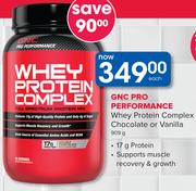 GNC Pro Performance Whey Protein Complex Chocolate Or Vanilla-909g