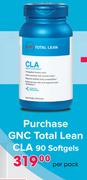 GNC Total Lean CLA 90 Softgels-Per Pack