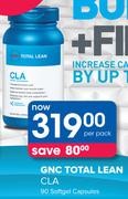 GNC Total Lean CLA 90 Softgel Capsules-Per Pack