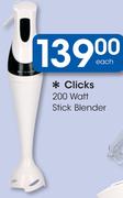 Clicks 200 Watt Stick Blender