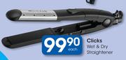 Clicks Wet & Dry Straightener