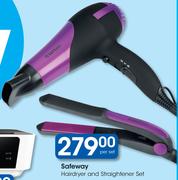 Safeway Hairdryer And Straightener Set-Per Set
