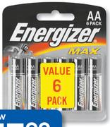 Energizer Max AAA 4+ 2 Free Batteries-Per Pack