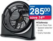 Safeway 30cm Floor Fan