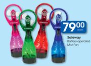 Safeway Battery-Operated Mist Fan Each
