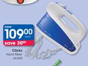 Clicks Hand Mixer JA-2695