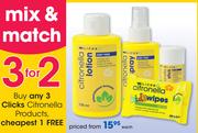 Clicks Citronella Products-Each