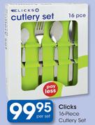 Clicks 16-Piece Cutlery Set-Per Set