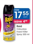 Raid Odourless Insect Killer Spray-300ml Each