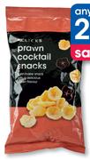 Clicks Prawn Cocktail Or Bacon Snacks-2x125g