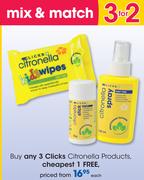 Clicks Citronella Products-Each