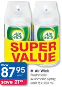 Air Wick Freshmatic Automatic Spray Refill-2x250ml Each