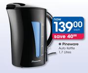 Pineware 1.7Ltr Auto Kettle