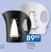 Clicks 1.7ltr Auto Kettle-Each