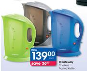 Safeway Cordless Frosted Kettle-Each