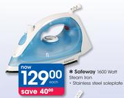 Safeway 1600 Watt Steam Iron