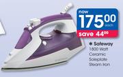 Safeway 1800 Watt Ceramic Soleplate Steam Iron