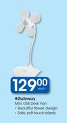 Safeway Mini USB Desk Fan