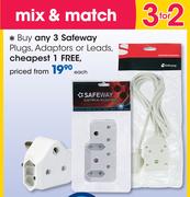 Safeway Plugs, Adaptors Or Leads-Each
