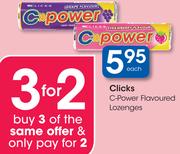 Clicks C-Power Flavoured Lozenges-Each