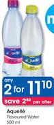 Aquelle Flavoured Water-2x500ml
