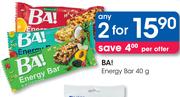 BA! Energy Bar-2x40g