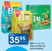 BA! Energy Bar-Per Pack