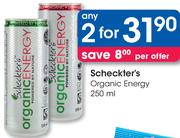 Scheckter's Organic Energy-2x250ml