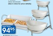 Clicks Porcelain 4-Piece Trio Set