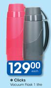 Clicks Vacuum Flask-1Ltr Each