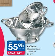 Clicks Stainless Steel Calander-24cm Per Set