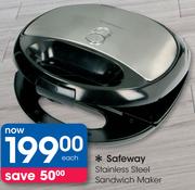 Safeway Stainless Steel Sandwich Maker