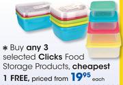 Clicks Food Storage Products-Each