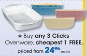 Clicks Ovenware-Each