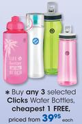 Clicks Water Bottles-Each