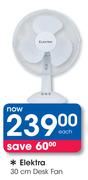Elektra 30cm Desk Fan