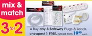 Safeway Plugs & Leads-Each